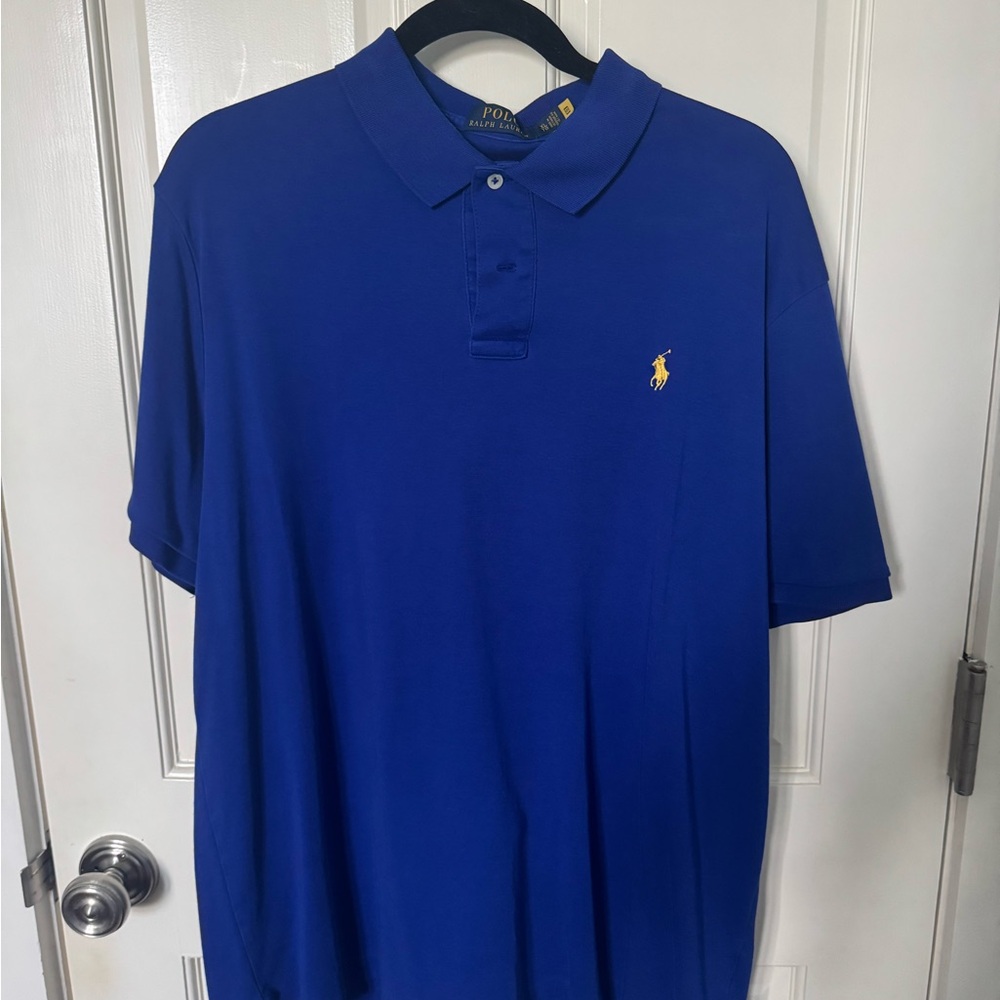 Polo by Ralph Lauren Men's Royal Blue Polo Shirt XL